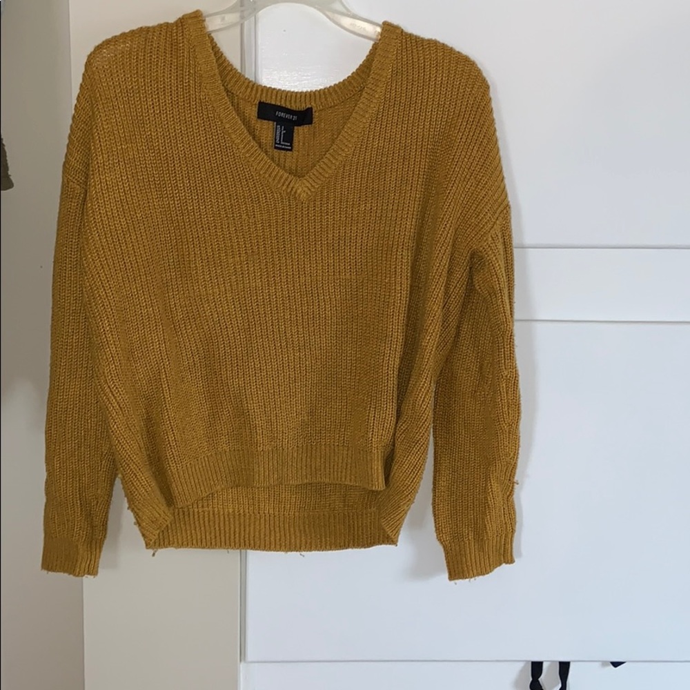 Yellow sweater